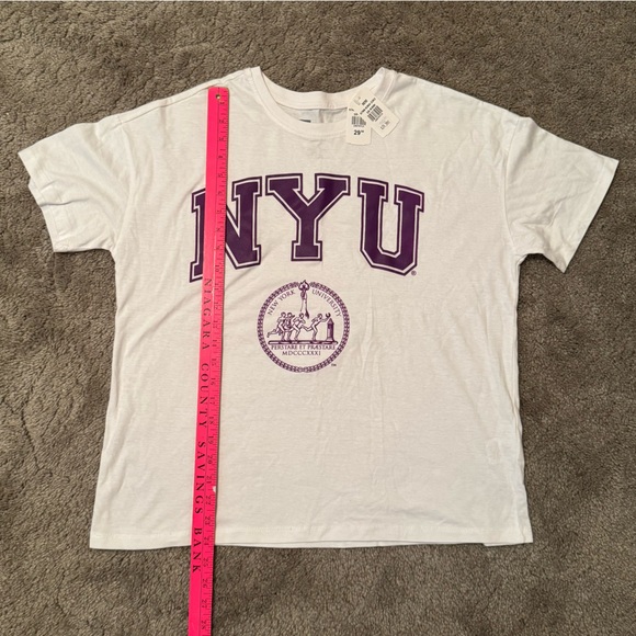 NWT Size Medium NYU Basic Tee Bluenotes - Picture 4 of 8